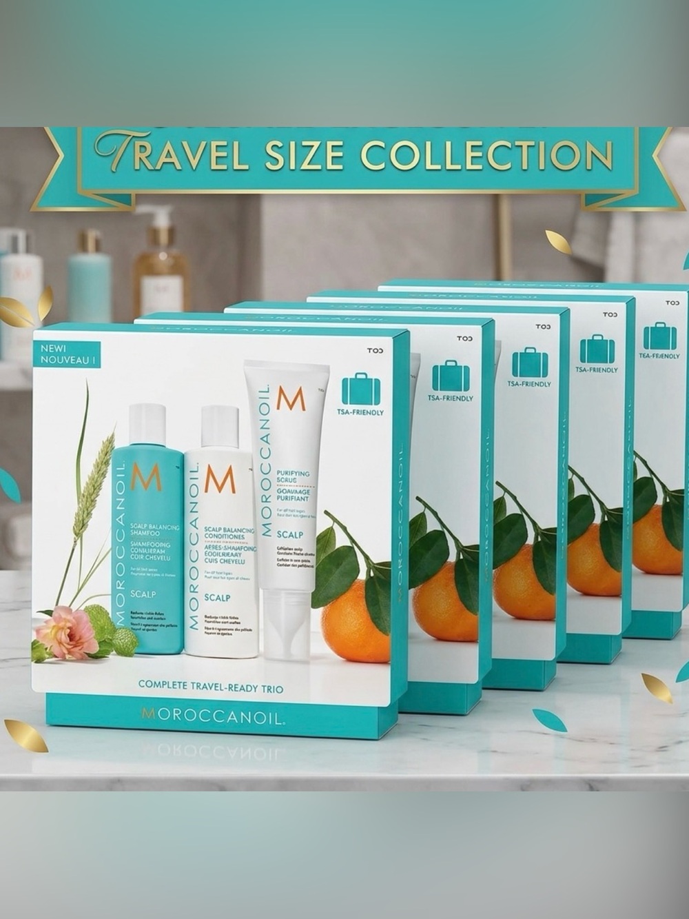 Moroccanoil Travel-Size Scalp Care- 5 Sets Total